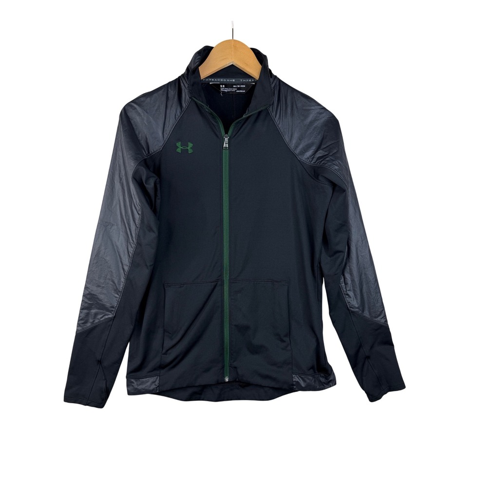 Under‎ Armour Ful Zip Cold Gear Jacket size XS Black/Green